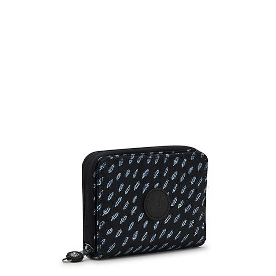 Kipling Money Love Printed Small Wallet Portefeuille Zwart | BE 2208MQ